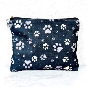 Paw Print Zipper Pouch